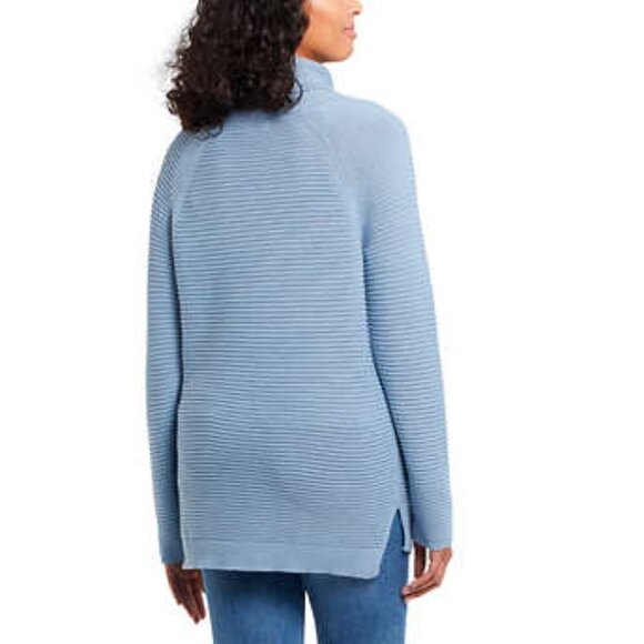 NEW Kenneth Cole Cowl Neck Tunic | Light Blue - Picture 3 of 7